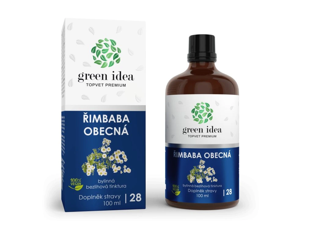 Rimbaba obyčajná bezliehová tinktúra Green idea s krabičkou 100 ml