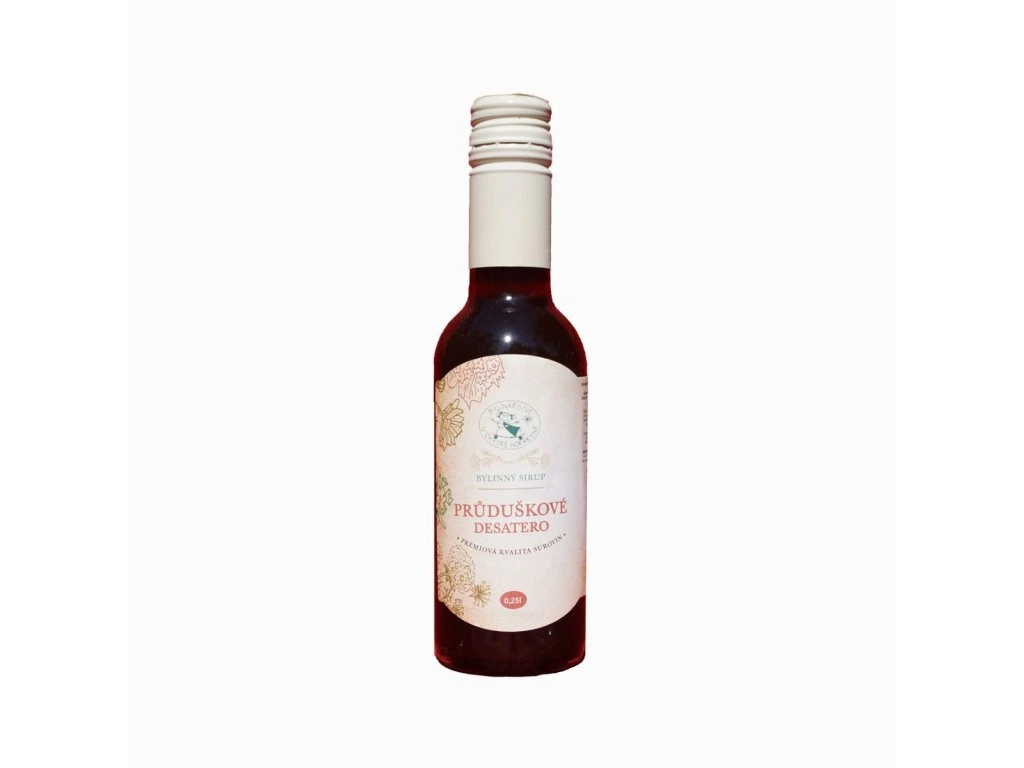 Sirup Prieduškové desatoro 250 ml v sklenenej fľaši