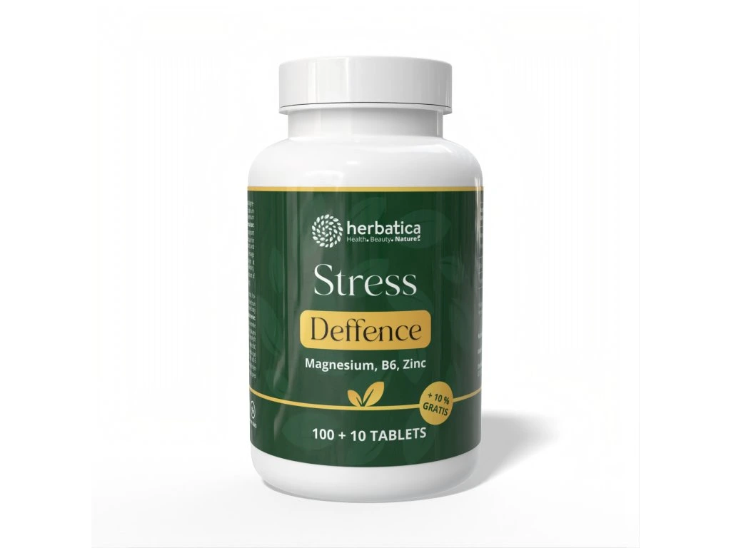 Herbatica Stress Defence magnézium B6 zinok v bielej dóze