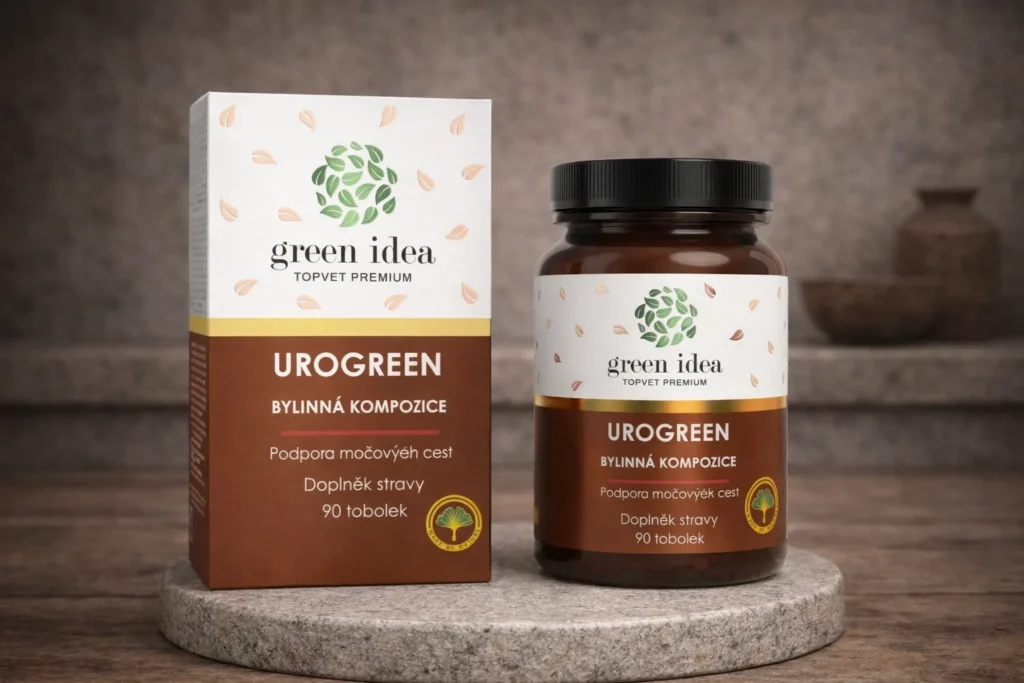 Urogreen Green Idea 90 toboliek v prírodnej produktovej scéne