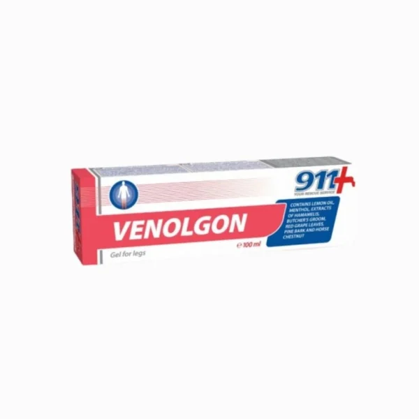 Venolgon 911 gel na nohy 100 ml v papierovej krabičke