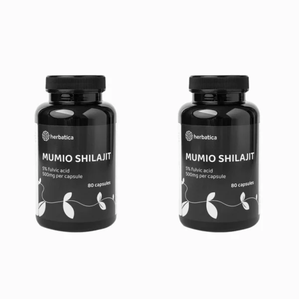 Zvýhodnený set dvoch balení Herbatica Mumio Shilajit 80 kapsúl