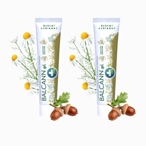 Zvýhodnený set 2x Balcann gel Annabis 75 ml s prírodnými dekoráciami