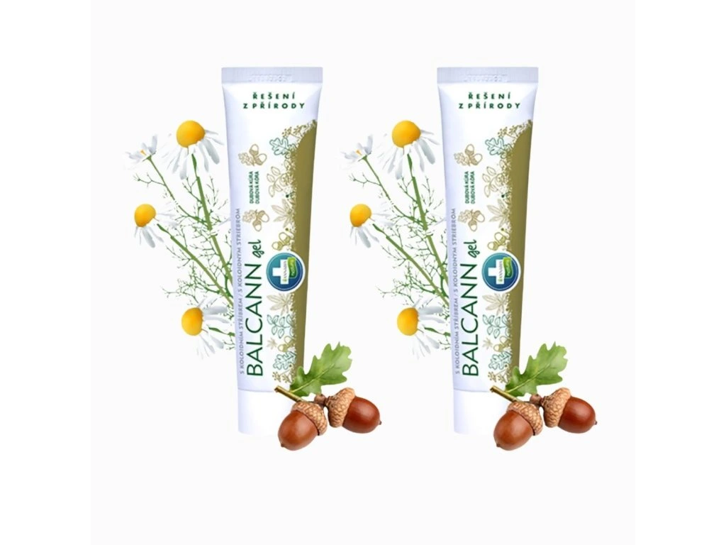 Zvýhodnený set 2x Balcann gel Annabis 75 ml s prírodnými dekoráciami