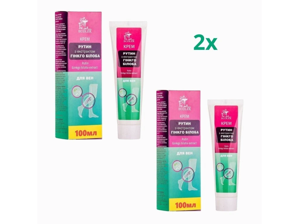 Zvýhodnený set 2x krém na žily Rutin s ginkgo biloba