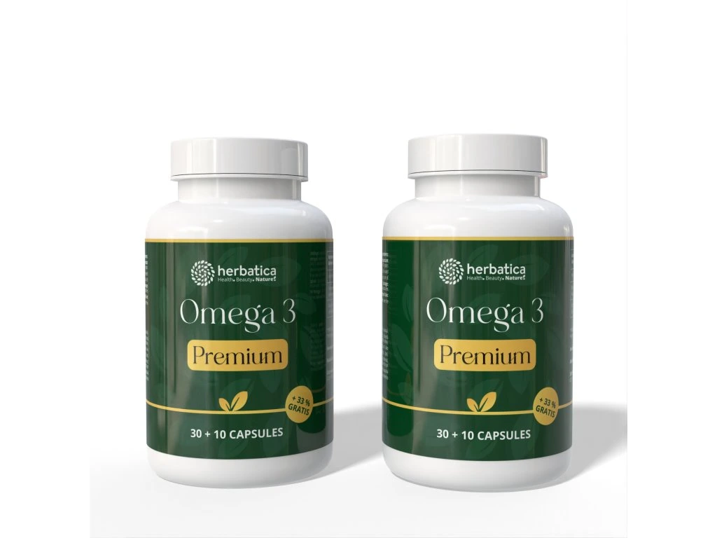 Zvýhodnený set 2x Omega 3 Premium Herbatica 40 kapsúl