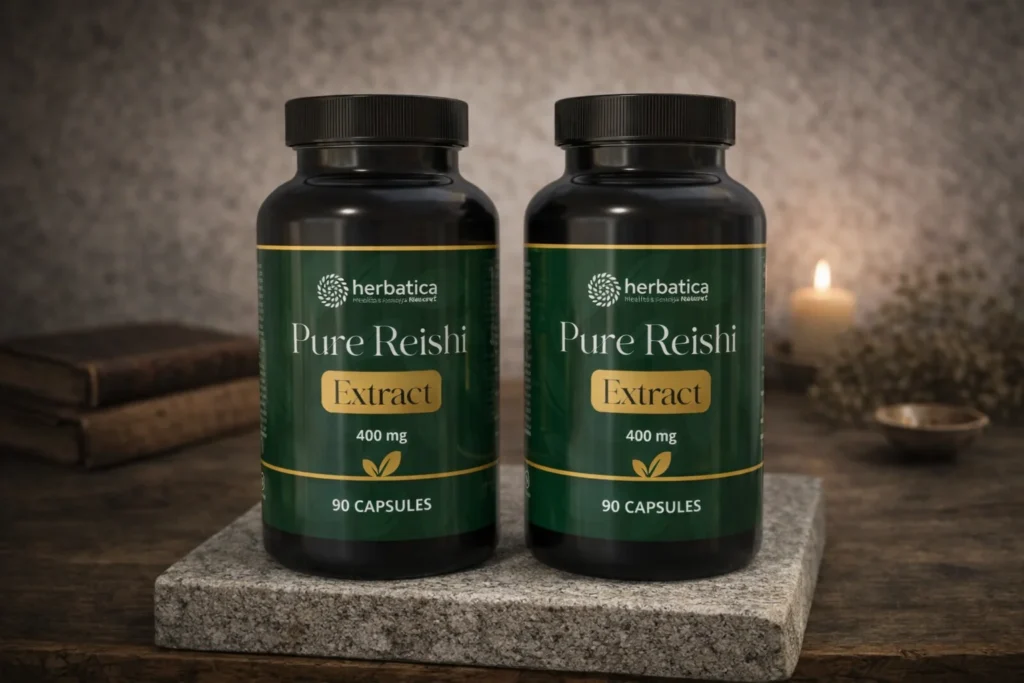 Zvýhodnený set 2× Pure Reishi Extract Herbatica 400 mg pri sviečke