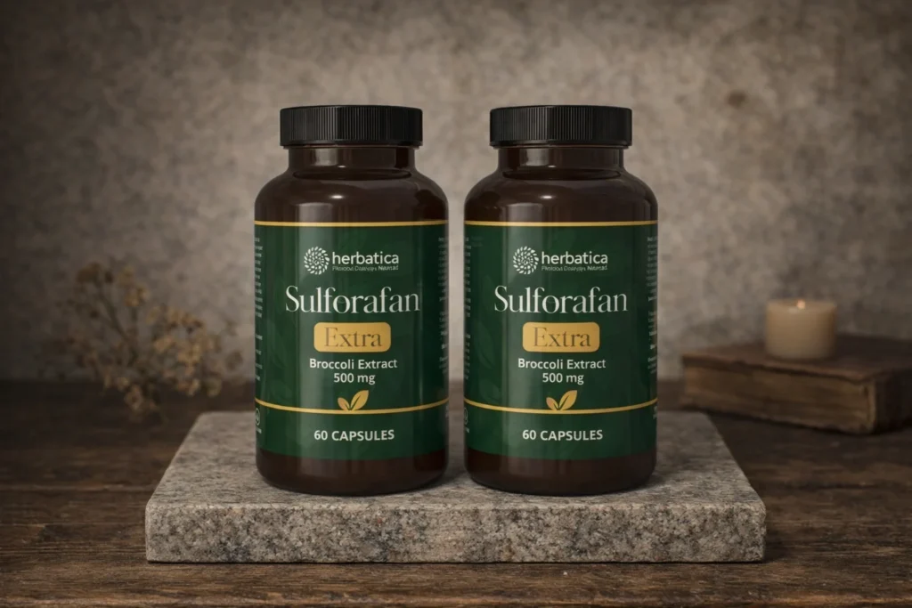 Zvýhodnený set 2x Sulforafan Extra Herbatica na kamennom podklade