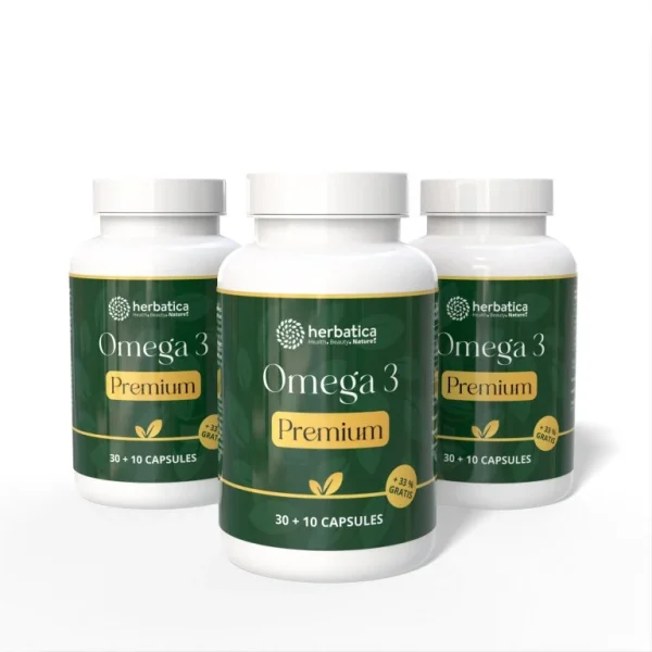 Zvýhodnený set 3x Omega 3 Premium Herbatica 40 kapsúl