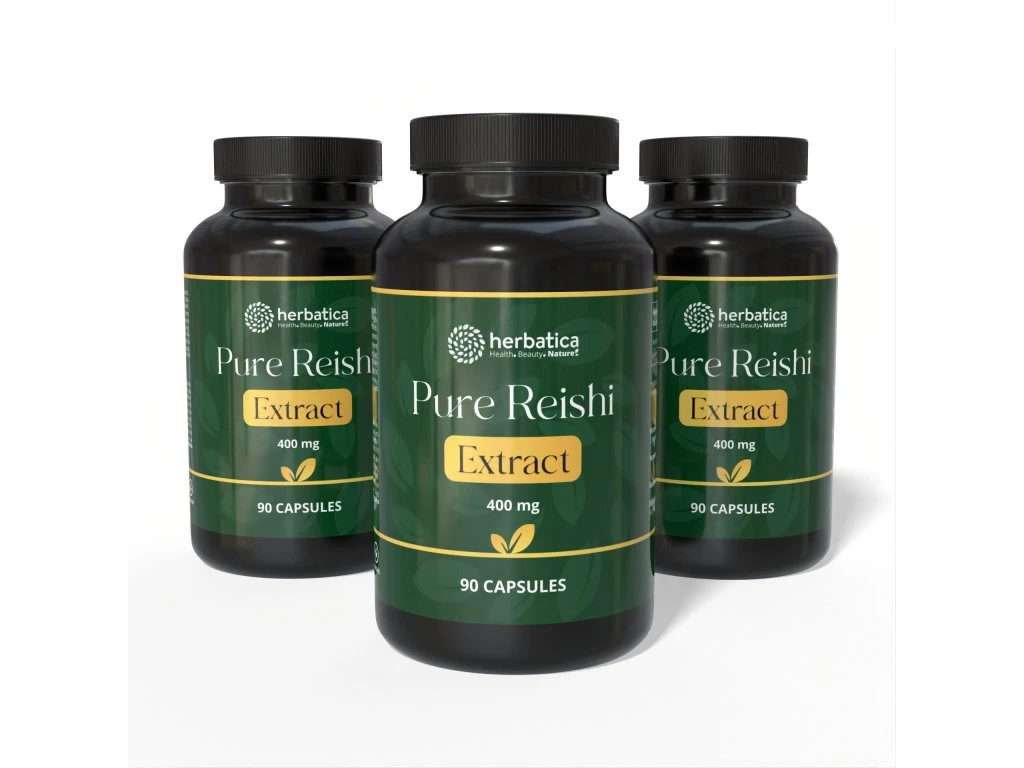 Zvýhodnený set 3× Pure Reishi Extract Herbatica 400 mg