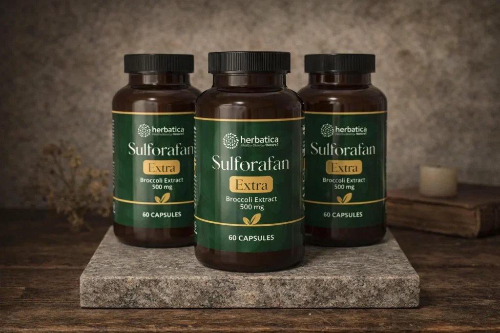Zvýhodnený set 3x Sulforafan Extra Herbatica na kamennom podklade