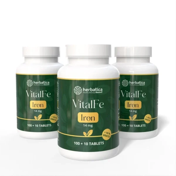Zvýhodnený set 3x Železo 14 mg - 110 tabliet - Herbatica