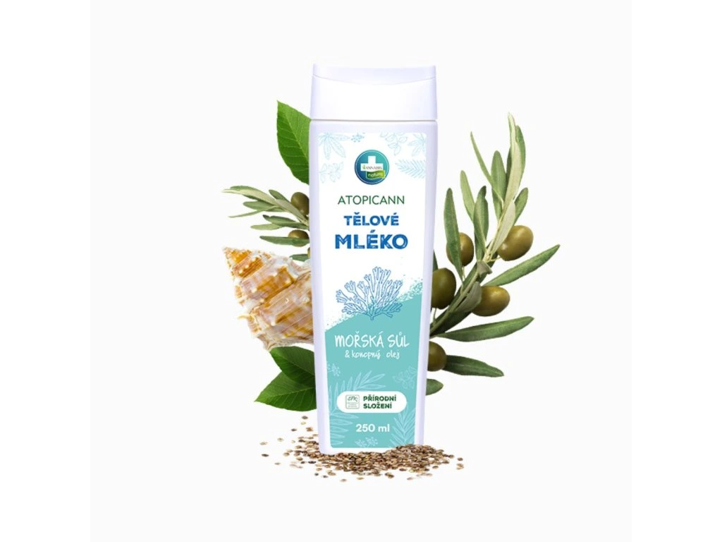 ATOPICANN prírodné telové mlieko pre citlivú pokožku 250 ml