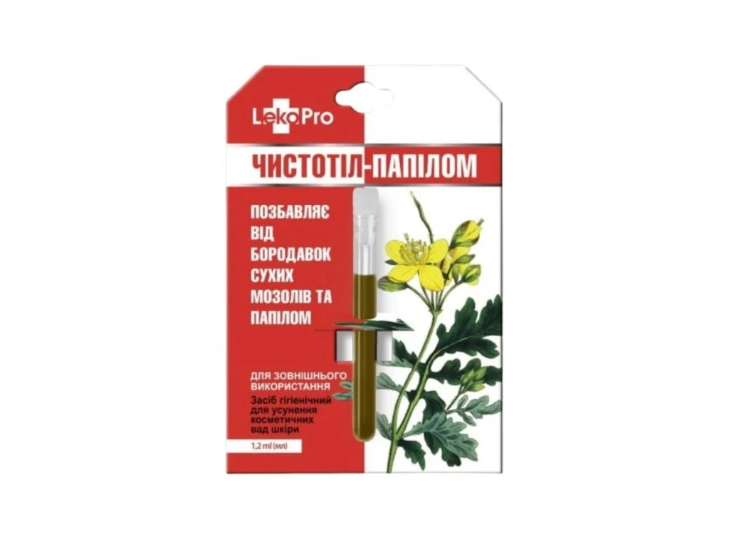 Balzam s lastovičníkom na bradavice LekoPro 1,2 ml
