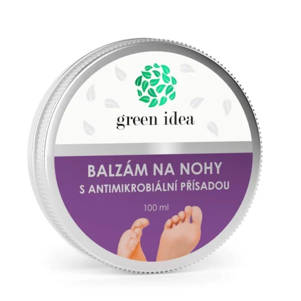 Balzam na nohy s antimikrobiálnou prísadou Green Idea 100 ml