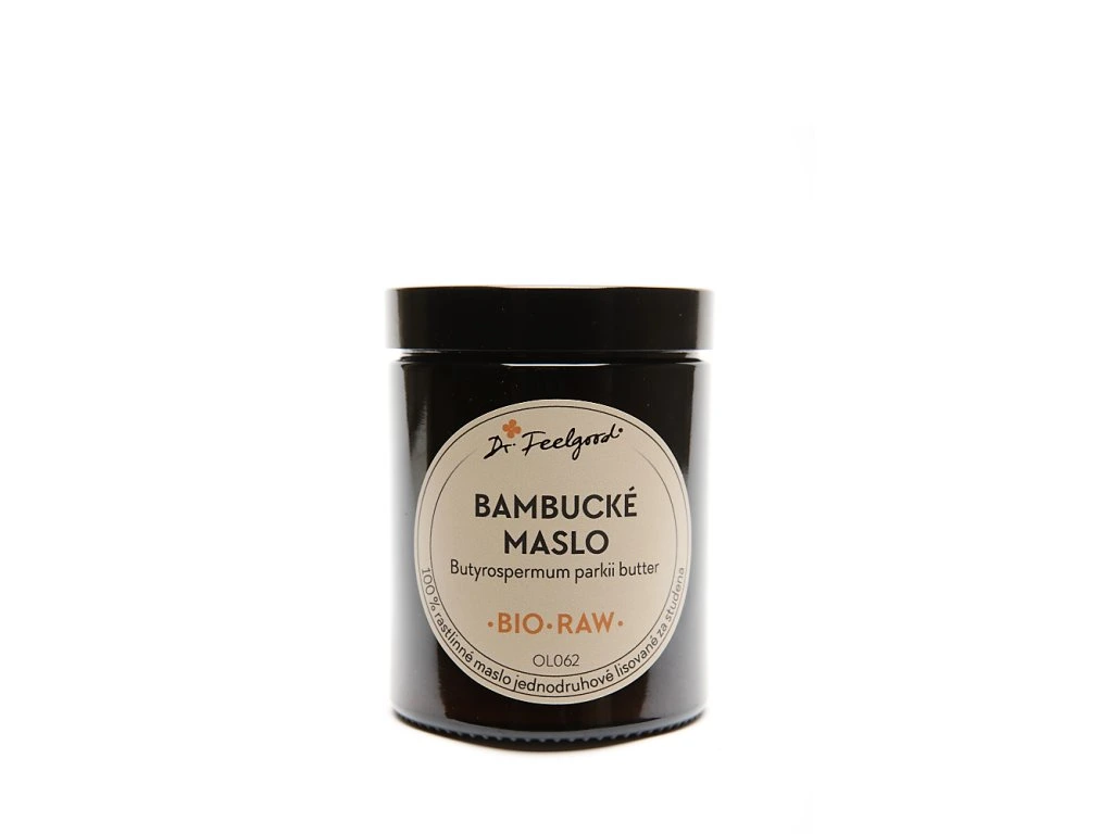 BIO RAW bambucké maslo Dr. Feelgood 180 ml