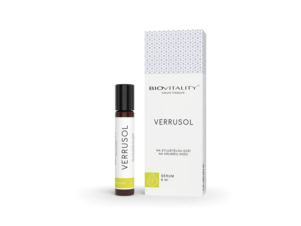 Bylinné sérum na zrohovatenú pokožku Biovitality Verrusol 8 ml