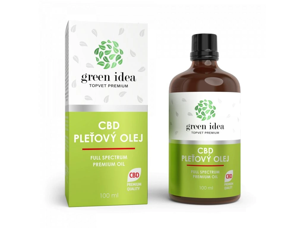 CBD pleťový olej Green Idea 100 ml