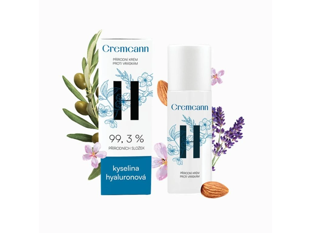 Pleťový krém proti vráskam s kyselinou hyalurónovou Annabis Cremcann 50 ml