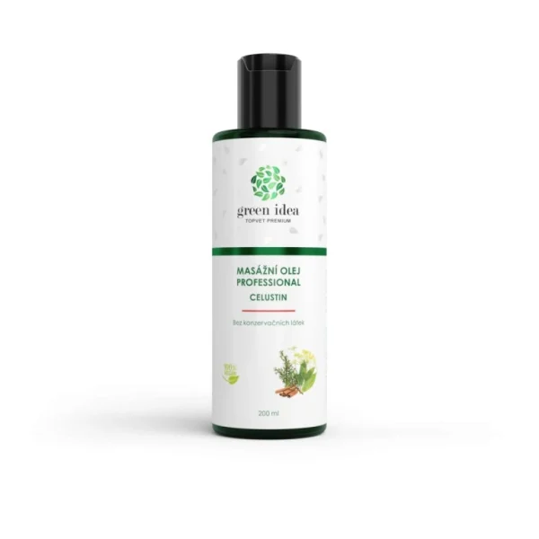 Celustin masážny olej 200 ml - Green idea