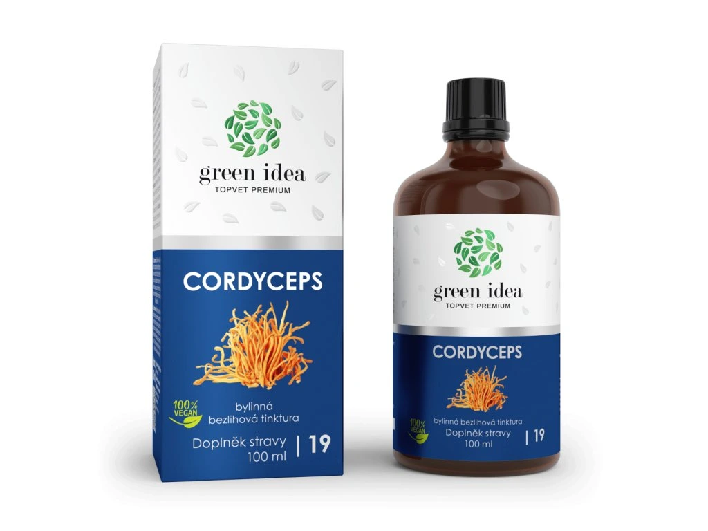 Cordyceps bezliehová tinktúra 100 ml Green Idea