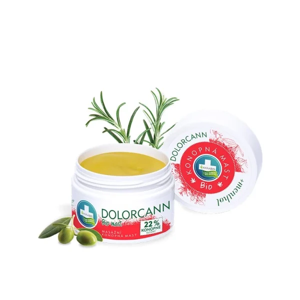 DOLORCANN BIO konopná masážna masť s mentolom - 50 ml - Annabis