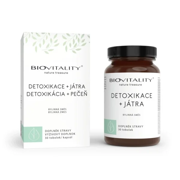 Detoxikácia + pečeň – bylinné kapsuly 30 ks – Green idea