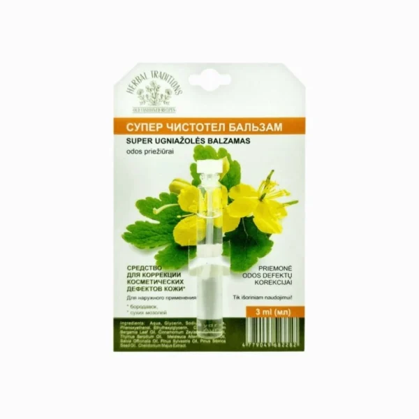 Extra účinný lastovičník - kozmetický prípravok na bradavice - 3 ml - Herbal Traditions