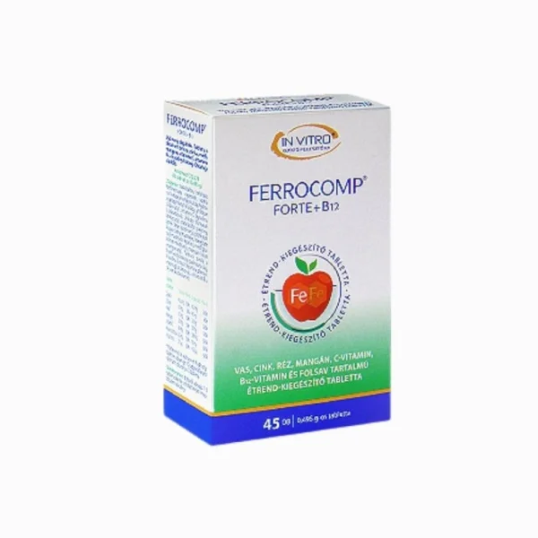 Ferrocomp forte + B12, 45 tabliet - InVitro