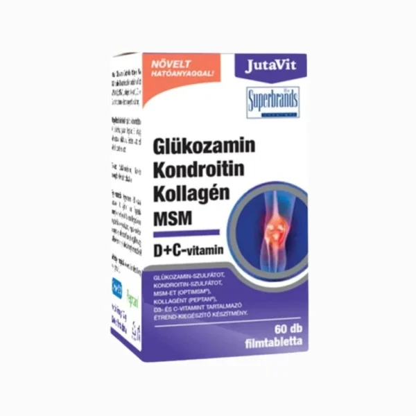 Glukozamín, chondroitín, kolagén a MSM - doplnok stravy - 60 tabliet - JutaVit