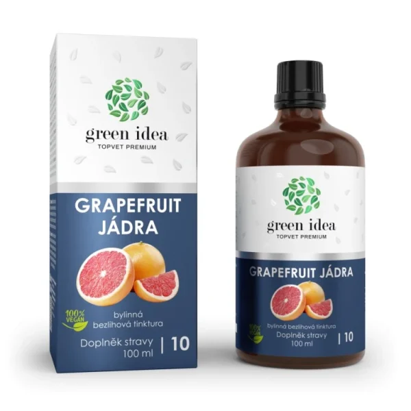 Grapefruitové jadierka bezliehová tinktúra 100 ml Green idea