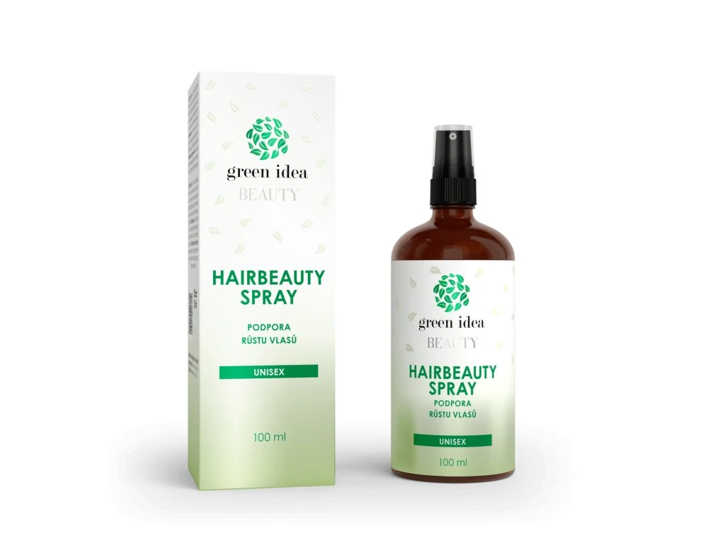 Sprej na podporu rastu vlasov Green idea Hairbeauty 100 ml