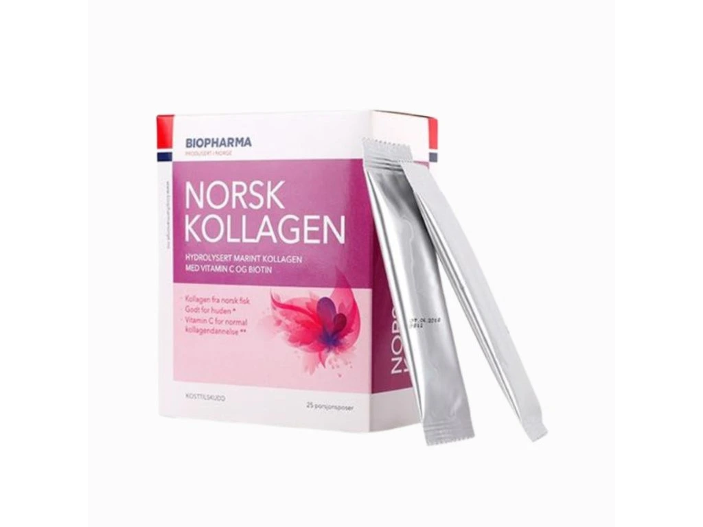 Hydrolyzovaný morský kolagén Biopharma Norsk Kollagen 25 x 5 g