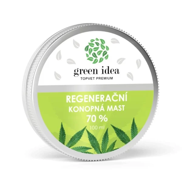 Konopná regeneračná masť Green Idea 70 % 100 ml