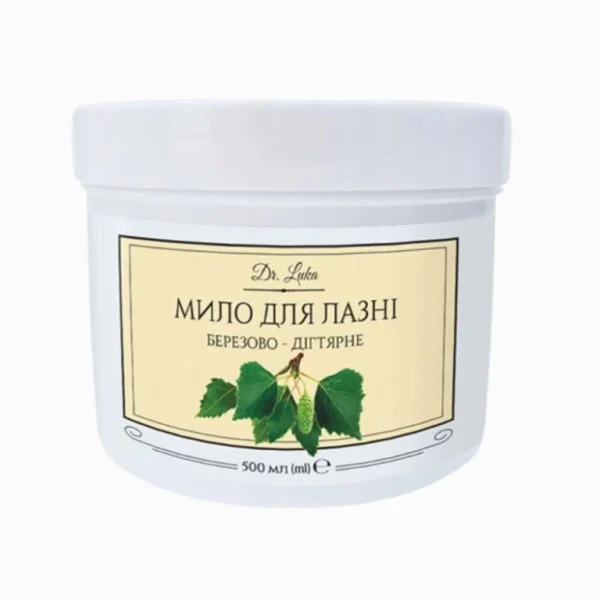 Krémové mydlo z brezového dechtu na telo a vlasy - 500 ml - Dr.Luka
