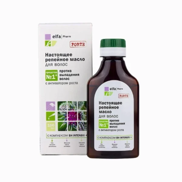 Lopúchový olej na vlasy proti vypadávaniu Elfa Pharm 100 ml