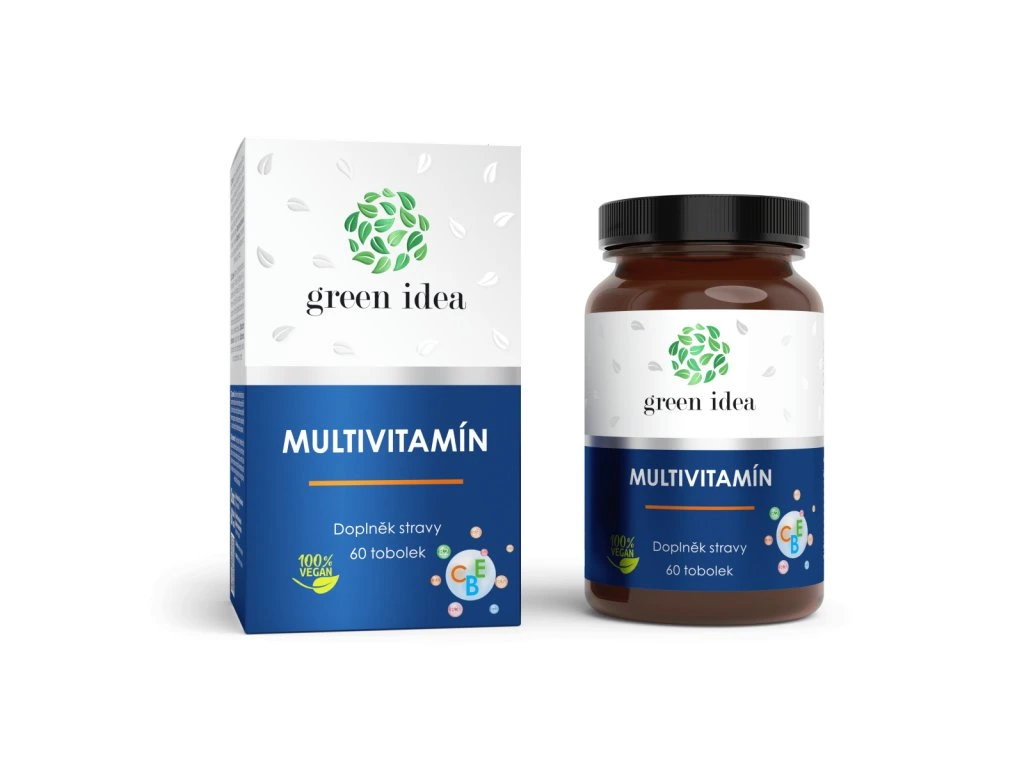Multivitamín kapsuly Green idea 60 ks