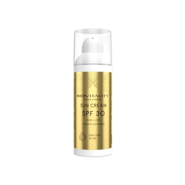 Opaľovací krém SPF 30 – starostlivosť o pokožku na slnku 50 ml – Green idea