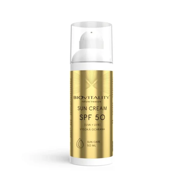 Opaľovací krém na tvár a telo SPF-50 - 50 ml - Biovitality