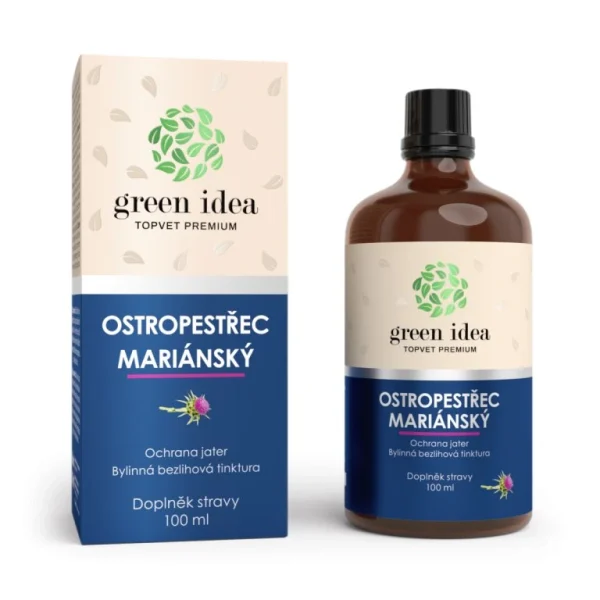 Pestrec mariánsky - bezliehová tinktúra 100 ml - Green idea