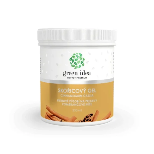 Škoricový masážny gél 250 ml - Green idea