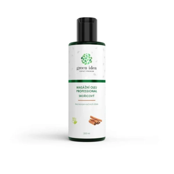 Škoricový masážny olej 200 ml - Green idea