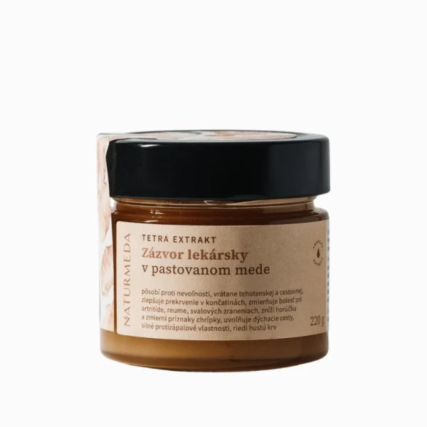 Terapeutický med so zázvorom 220 g Naturmeda