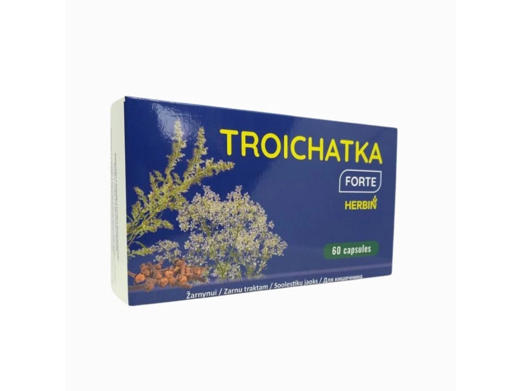 Trojčatka Forte 60 kapsúl Herbin balenie produktu