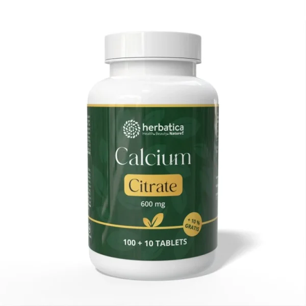 Vápnik Citrát 600 mg - 110 tabliet - Herbatica
