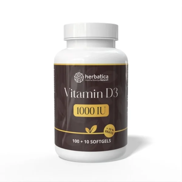 Herbatica vitamín D3 1000 IU 110 softgel kapsúl