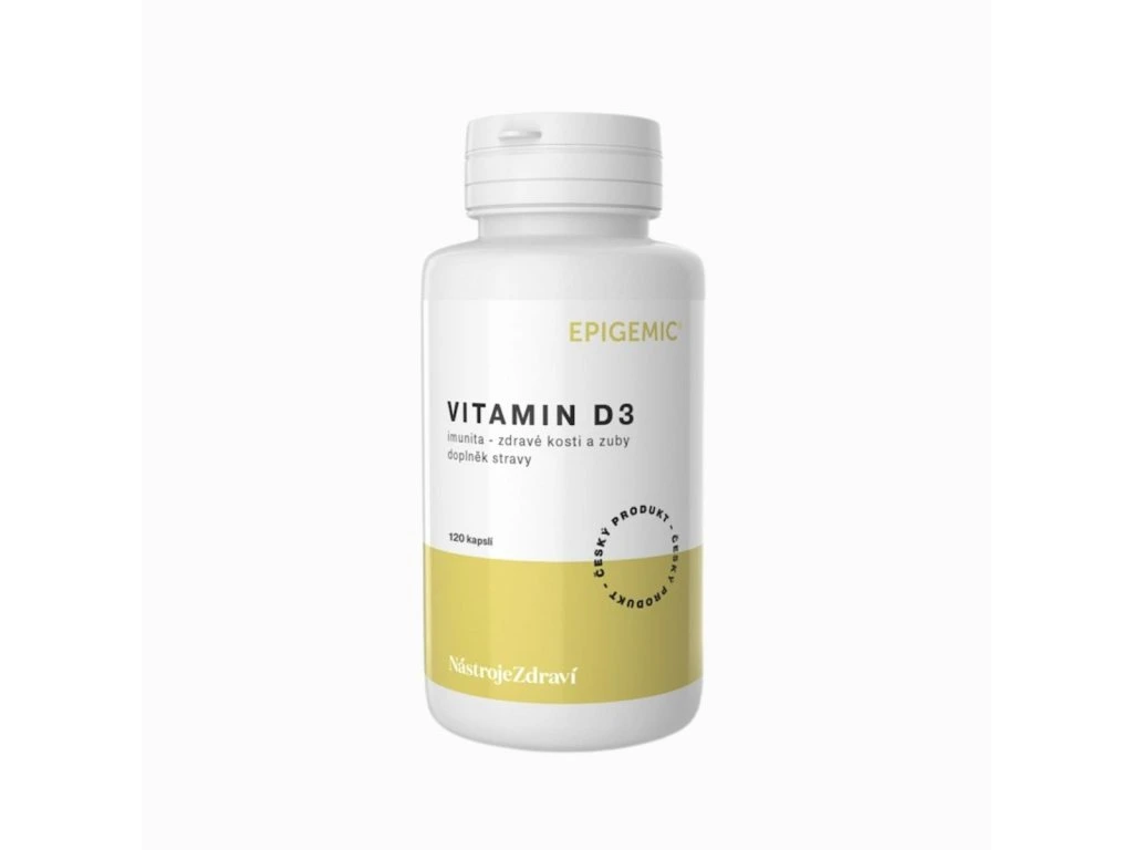Vitamín D3 1000 IU Epigemic 120 kapsúl