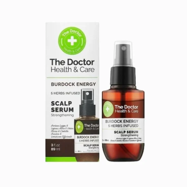Vlasové sérum Burdock Energy 5 bylín - 89ml - The Doctor Health & Care