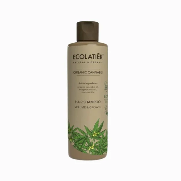 Vlasový šampón na objem a rast vlasov Organic Cannabis - 250 ml - Ecolatier