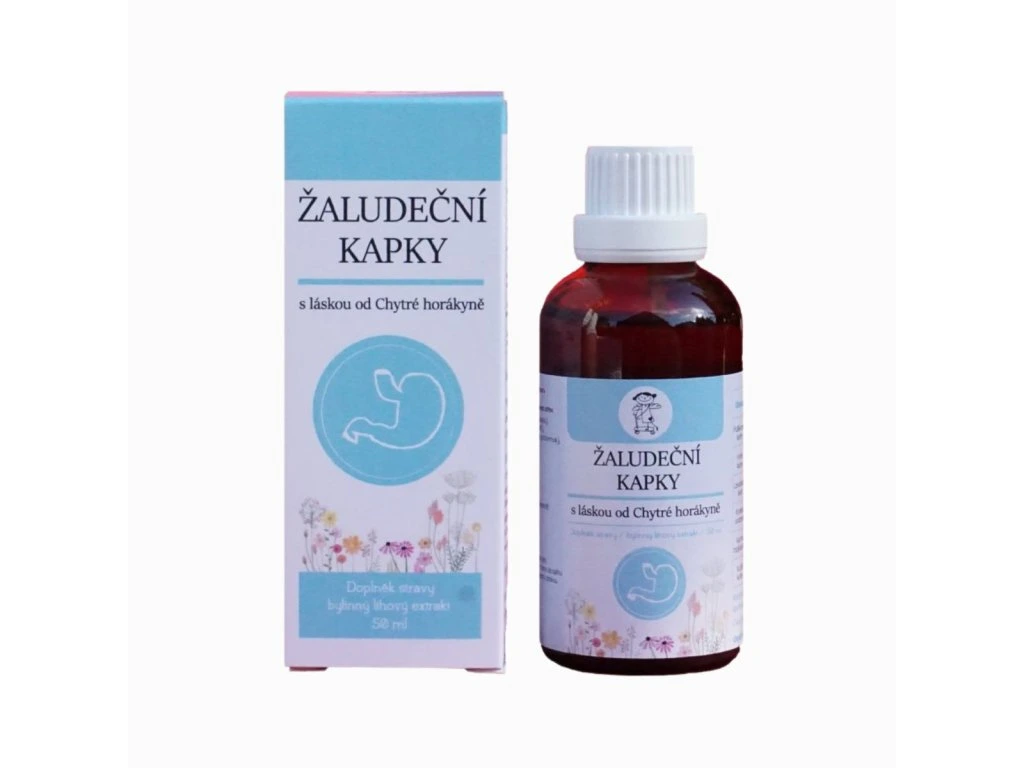 Žalúdočné kvapky 50 ml bylinná tinktúra na podporu trávenia
